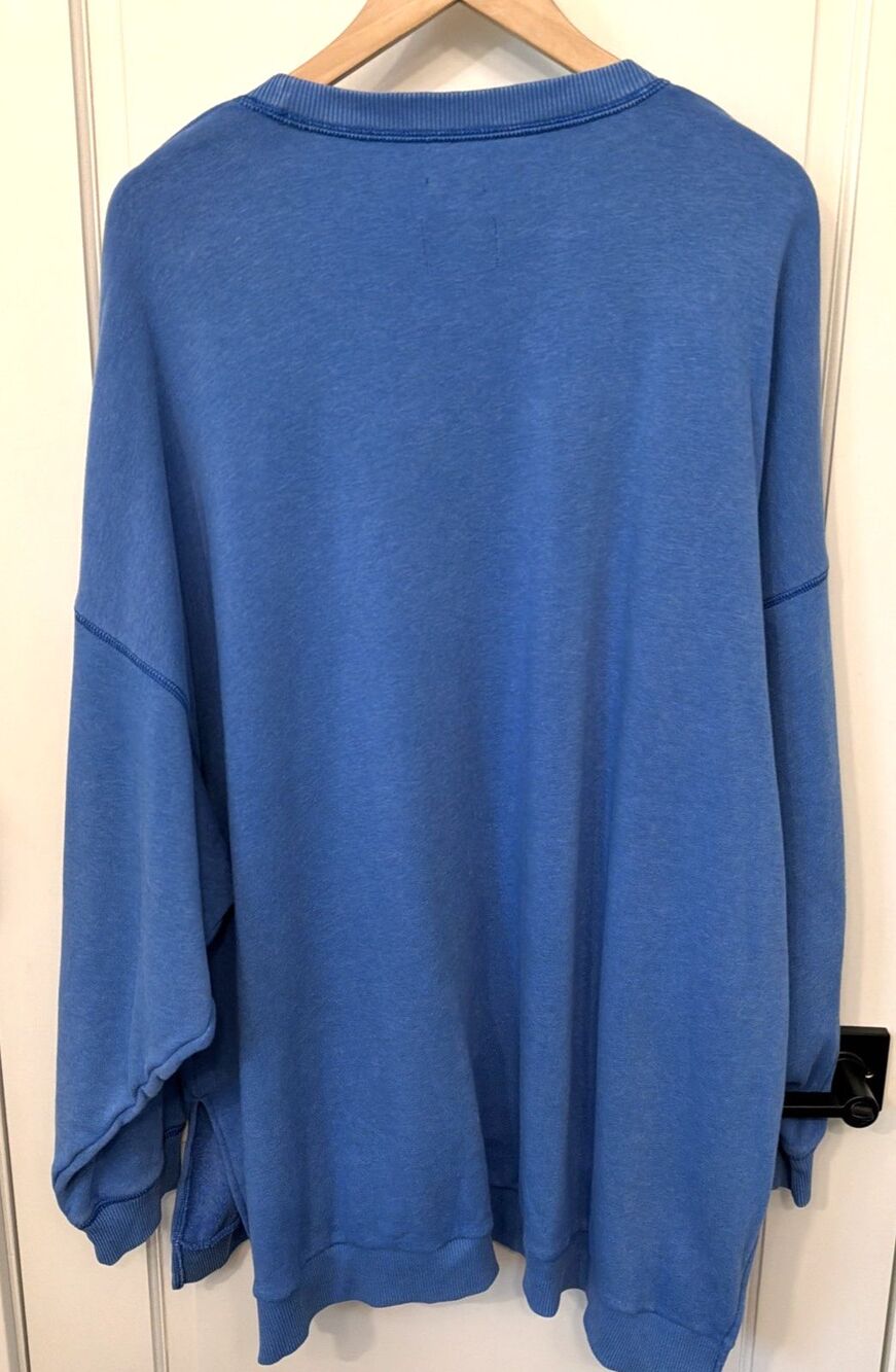 American Eagle Blue Ahh-Mazingly Soft Jegging Fit Sweatshirt XXL 2XL Comfy Cozy - Picture 5 of 12